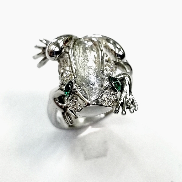 Stainless steel frog ring - Picture 2 of 11